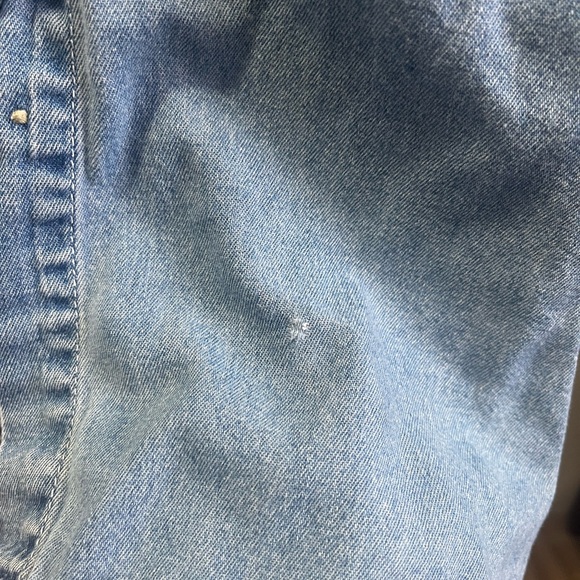 Mickey Mouse Blue Denim Button-Down Shirt - Picture 4 of 7